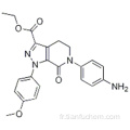 6- (4-aminophényl) -1- (4-méthoxyphényl) -7-oxo-4,5,6,7-tétrahydro-1H-pyrazolo (3,4-c] pyridine-3-carboxylate d&#39;éthyle CAS 503615-07 -4